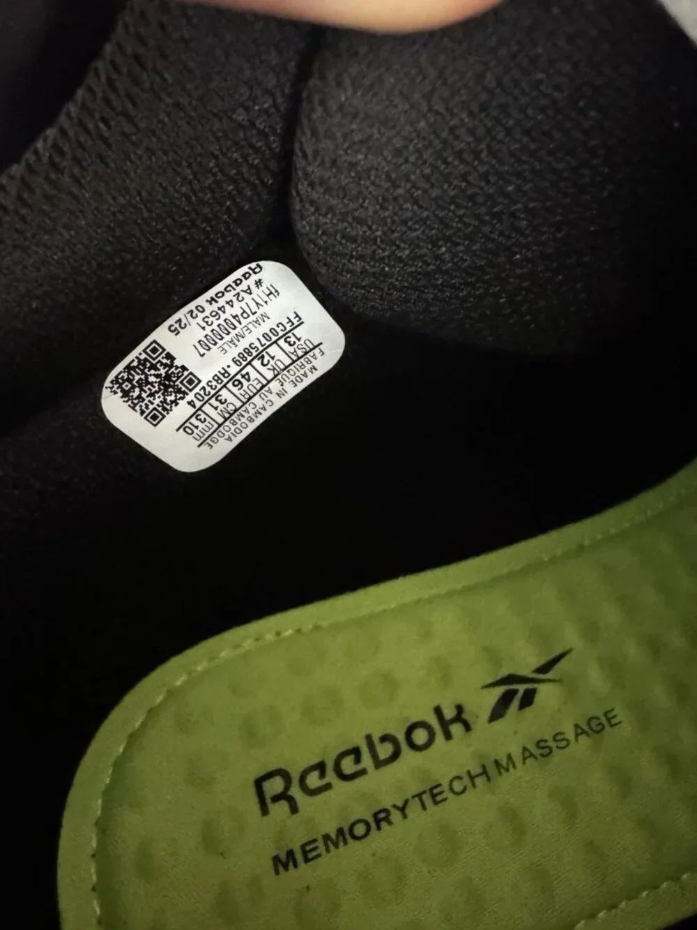 Share Reebok RB3204 Work Boots Men’s 13W EH SR Black Leather Safety Shoes New